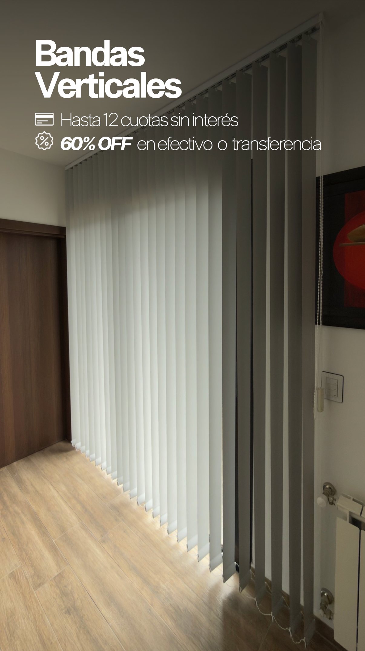Cortinas de bandas verticales